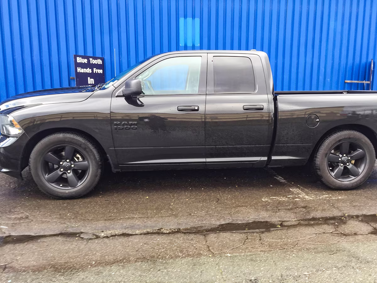 Dodge Ram before tinting — example